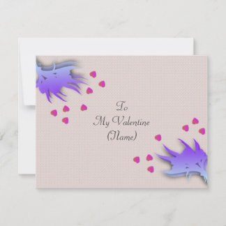 Invitation Saint-Valentin romantique