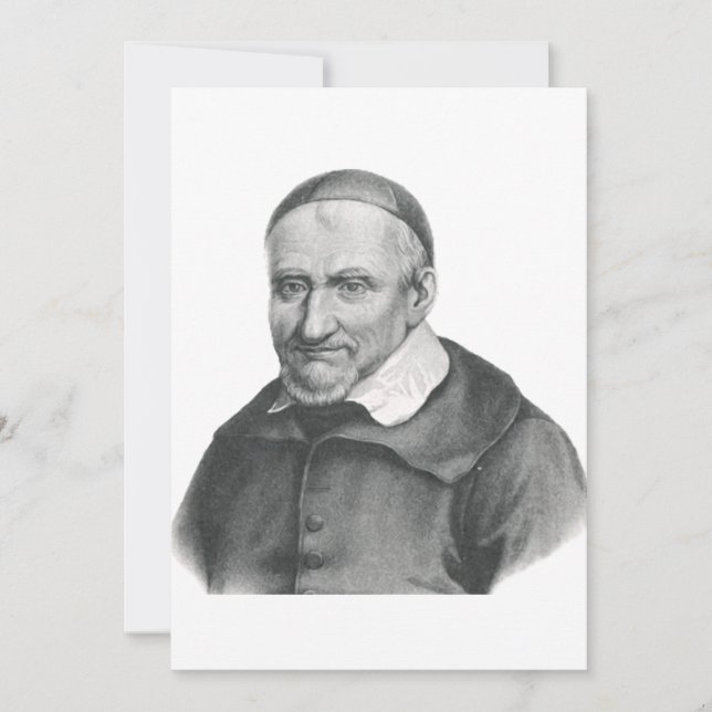 Invitation Saint Vincent de Paul Miséricorde Douce Art (Devant)