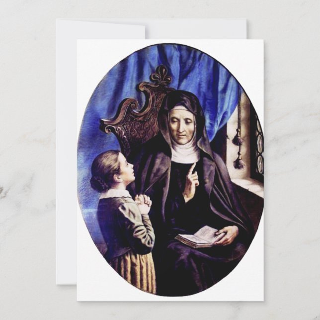 Invitation Sainte Angela Merici vierge et fondatrice (Devant)