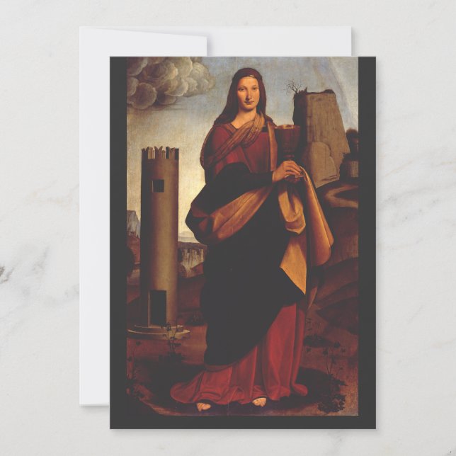 Invitation Sainte-Barbe par Giovanni Antonio Boltraffio (Devant)