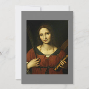 Invitation Sainte Catherine d'Alexandrie (Bernardino Luini)