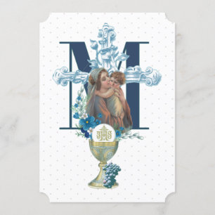 Invitation Sainte Communion Catholique Vierge Marie Jésus