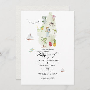 Invitation Sainte Lucie Destination Mariage Photo