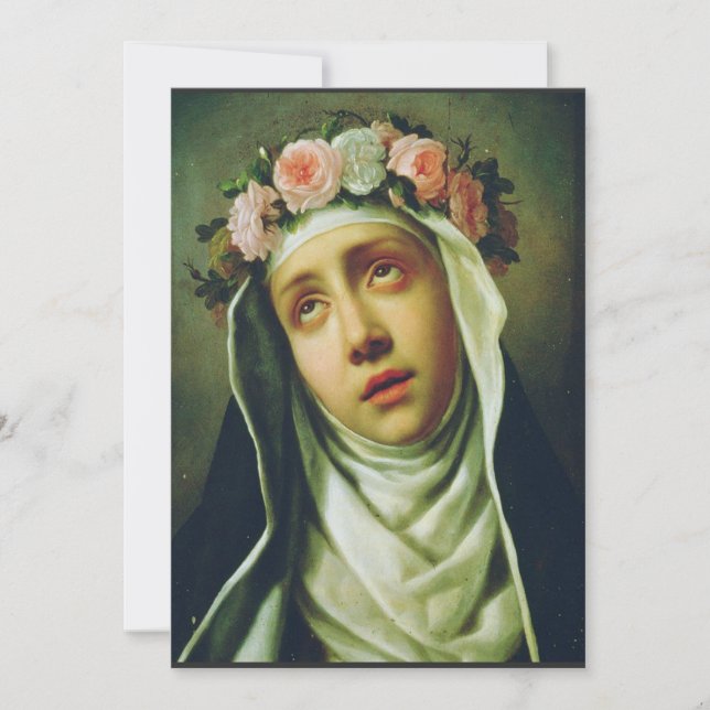 Invitation Sainte Rose de Lima L'Ange du Pérou Beaux-Arts (Devant)