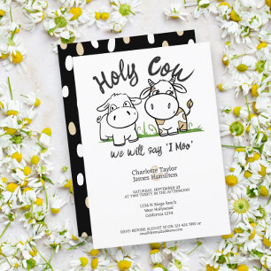 Invitation Sainte Vache Nous Dirons Je Moo Mariage