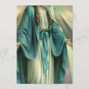 Invitation Sainte Vierge Marie