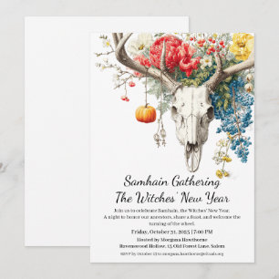 Invitation Saisons mystiques   Samhain Nouvel An des sorcière