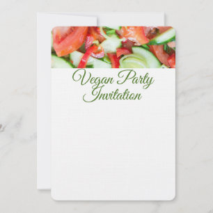 Invitation Salade végétale