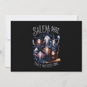 Invitation Salem 1692 Ils en ont manqué une sorcière d'Hallow