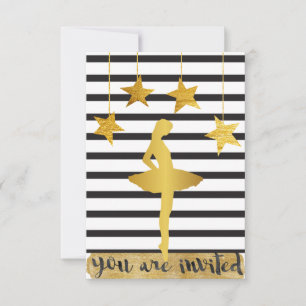 Invitation Salle de bal Danseur moderne Piruette Vip Invitati