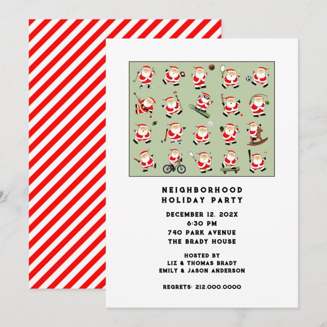 Invitation Salle De Fitness Open House (Devant / Derrière)