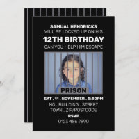 Salle d'évasion à thème de la prison, fête d'anniv