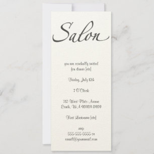 Invitation Salon