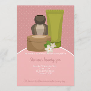 Invitation Salon Spa de beauté
