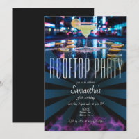 Salon sur le toit Sky Bar Nightlife Sortie Anniver