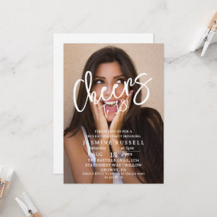 Invitation Salue 18ème anniversaire de la photo moderne pour 