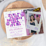 Invitation Salut C'est moi dans mon âge d'anniversaire Photo<br><div class="desc">Salut C'est moi dans mon anniversaire Era Anniversaire Photo Invitation</div>