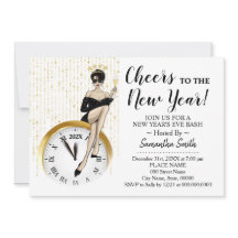 Salutations à la Parties scintillant du Nouvel An