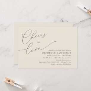 Invitation Salutations d'amour, Fête des mariées romantique