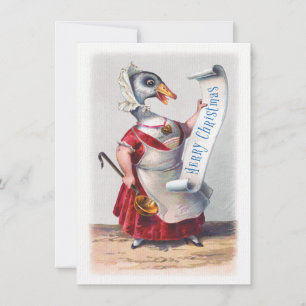 Invitation Salutations de Holiday Goose