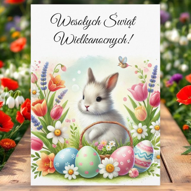 Invitation Salutations de Pâques en Pologne Wesolych Swiat (Créateur téléchargé)