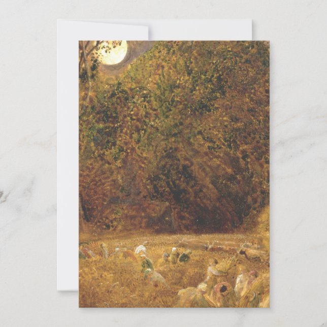 Invitation Samuel Palmer - La lune de récolte (Devant)
