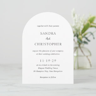 Invitation Sandra Classic Mariage élégant