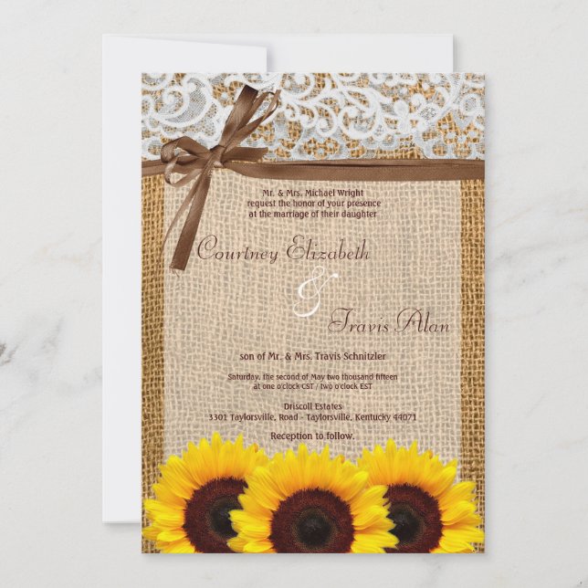 Invitation SandraWright (Devant)