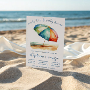 Invitation Sandy Toes & Salty Kisses, Enterrement de Vie de J