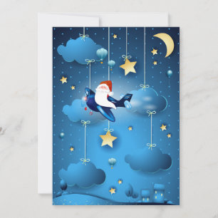 Invitation Santa arrive
