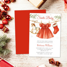 Santa Baby Fête de Noël Ligne de vêtements Bébé Fi