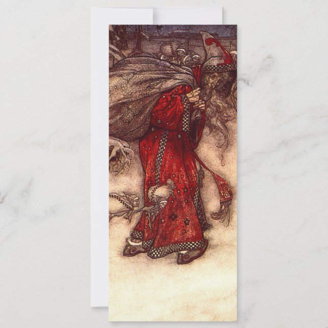 Invitation Santa Claus Arthur Rackham (Devant)