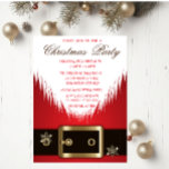 Invitation Santa Claus Suit Christmas Corporated Party<br><div class="desc">Elegant Christmas holiday party invitations. These beautiful Christmas invitations are perfect for Christmas dinner party invitations,  holiday gift exchange invitations,  Christmas fundraisers,  holiday ball invitations,  and other events held during the month of December. Just use the template fields to add your own event information.</div>