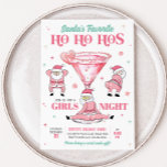 Invitation Santas Favoris Filles Fête de Noël de nuit<br><div class="desc">Diffusez la joie des fêtes avec notre invitation personnalisable de Noël imprimable,  parfait pour rassembler des amis et la famille pour une fête festive. Avec des designs élégants et un texte facile à éditer,  cette invitation donne le ton pour une saison de vacances joyeuse. 54SE C</div>