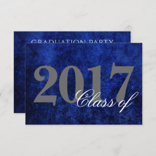 Invitation Sapphire Grad   Blue Royal Cobalt Azure Année