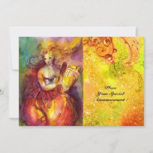 Invitation SAPPHO, DANSE, MUSIQUE ET POÉSIE, Étincelles D'or