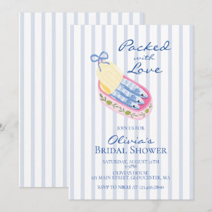 Invitation Sardines Pleines d'Amour Enterrement de Vie de Jeu
