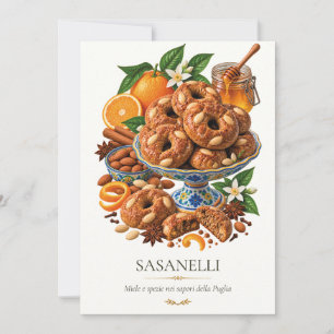 Invitation Sasanelli – Vintage Italian Dessert