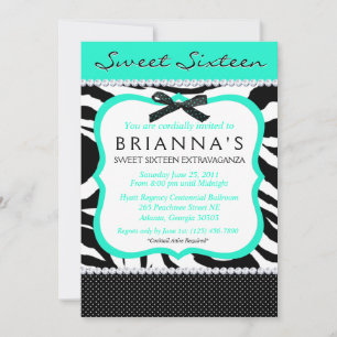 Invitation Sassy Sweet Sixteen Invite
