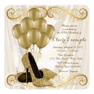 Invitations Faire Part Cartes Anniversaire 18 Ans Zazzle Fr