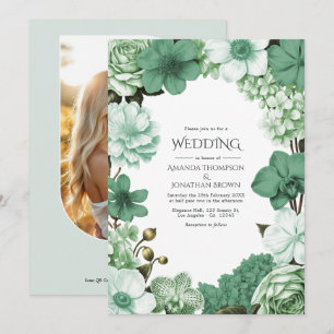 Invitation Sauge argentée, dérive d'eucalyptus et menthe perc