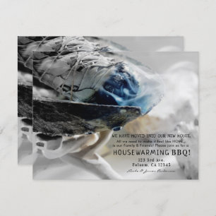 Invitation Sauge brûlante fumant le chauffage métaphysique de