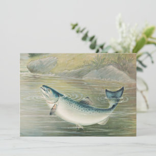 Invitation Saumon de Californie par S.A. Kilbourne, Poisson V