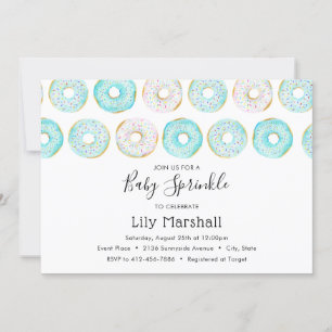 Invitation Saupoudrer bébé Donut