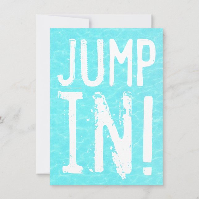 Invitation Saut d'amusement dans l'invitation de réception au (Devant)