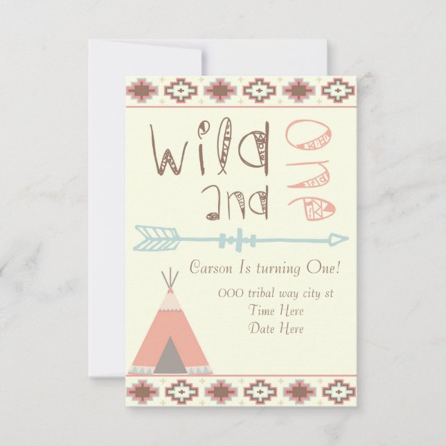 Invitation Sauvage et un (Devant)