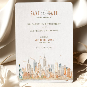 Invitation Sauvegarde de la Skyline de New York