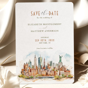 Invitation Sauvegarde de la Skyline de New York