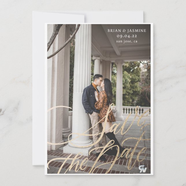 Invitation Sauvegarder la date (Devant)