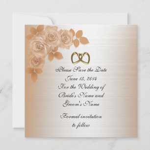 Invitation Sauvegarder la date Annonce de mariage élégantes r
